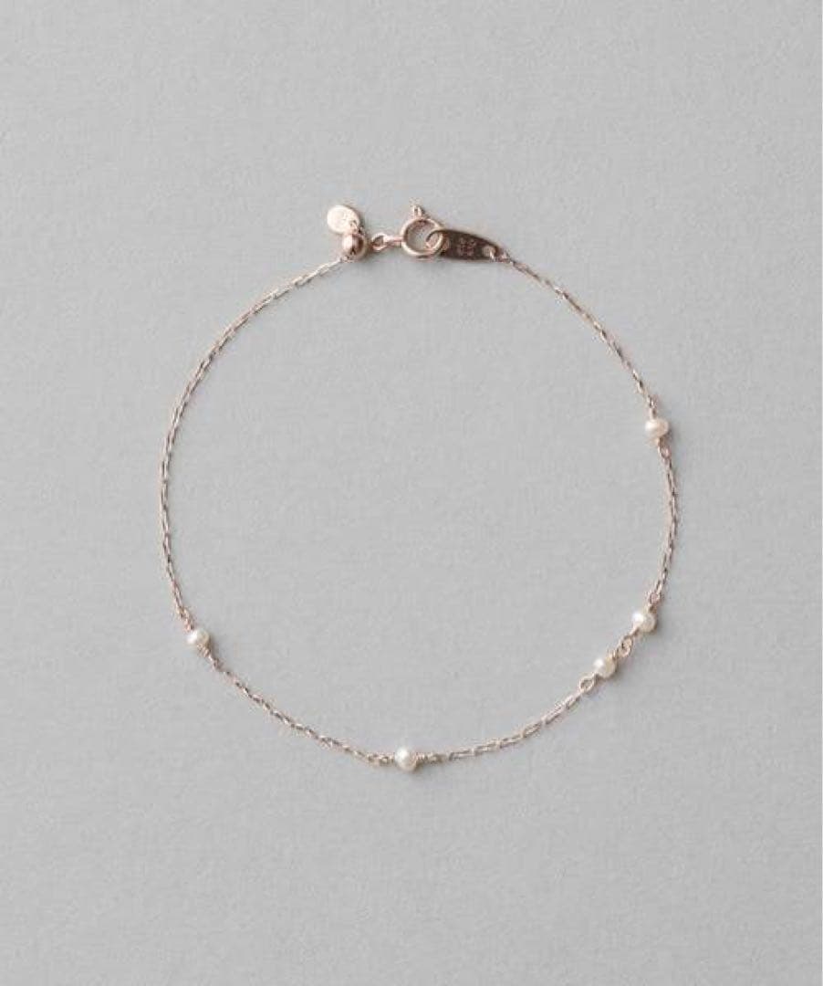 【ete】K10MPG ムード パール ステーションブレスレット