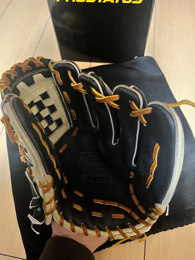 ZETT プロステイタス 軟式 オーダーグラブ 源田モデル 内野手用 【美品】