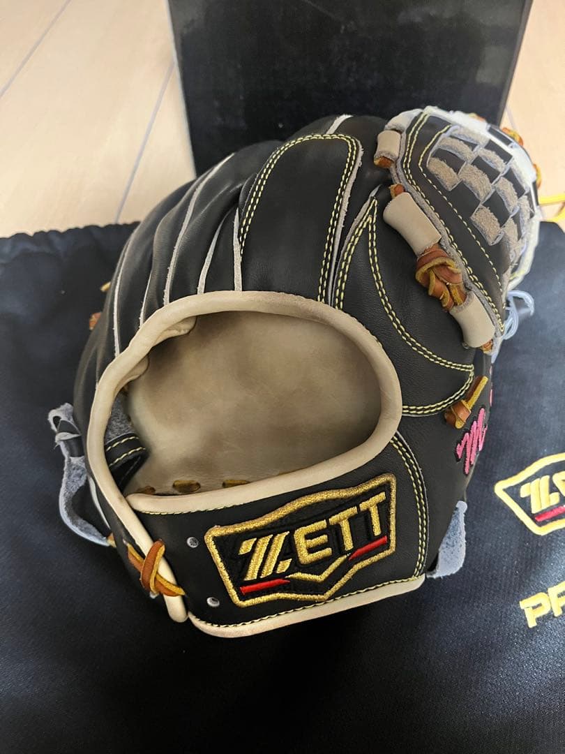 ZETT プロステイタス 軟式 オーダーグラブ 源田モデル 内野手用 【美品】