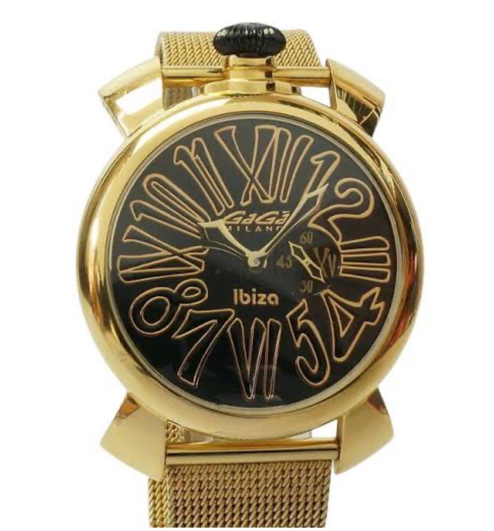 ガガミラノイビザGaGa Milano Ibiza ゴールド 時計　500本限定
