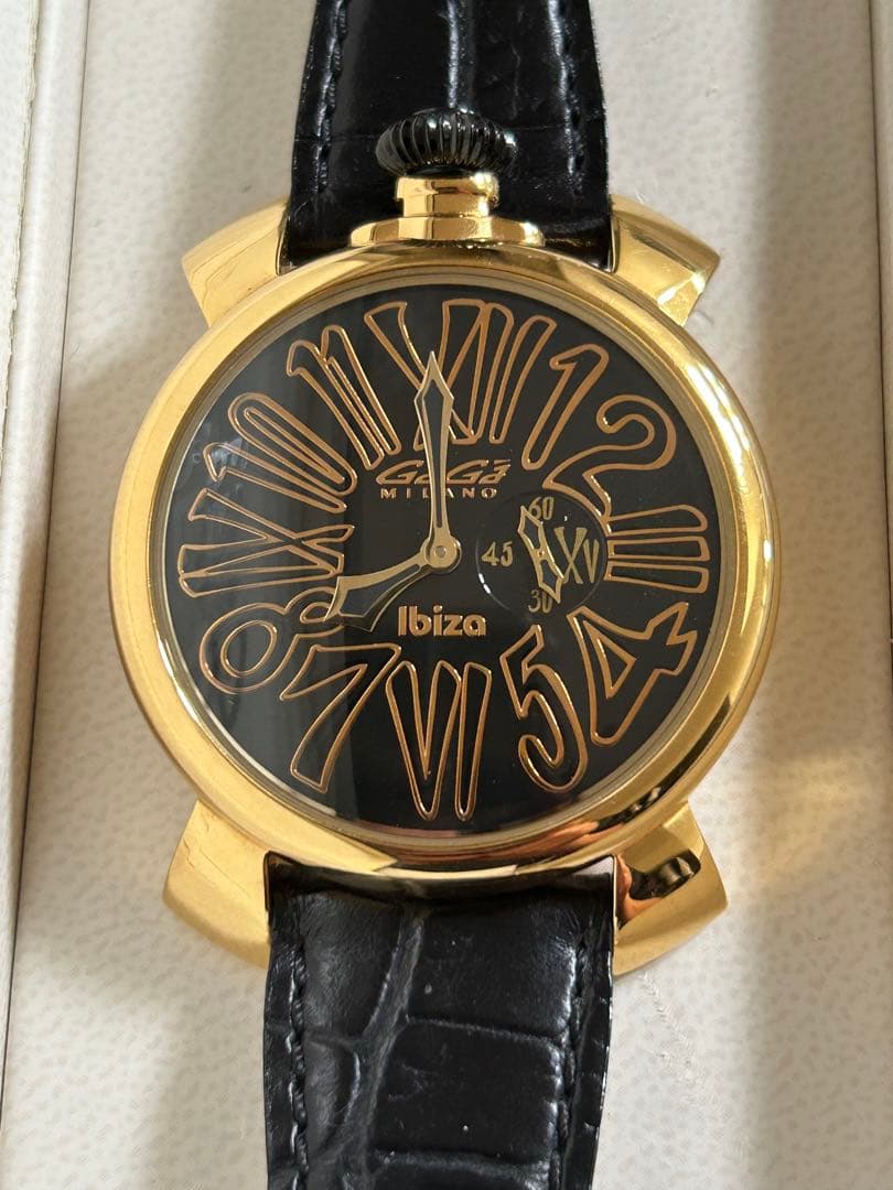 ガガミラノイビザGaGa Milano Ibiza ゴールド 時計　500本限定