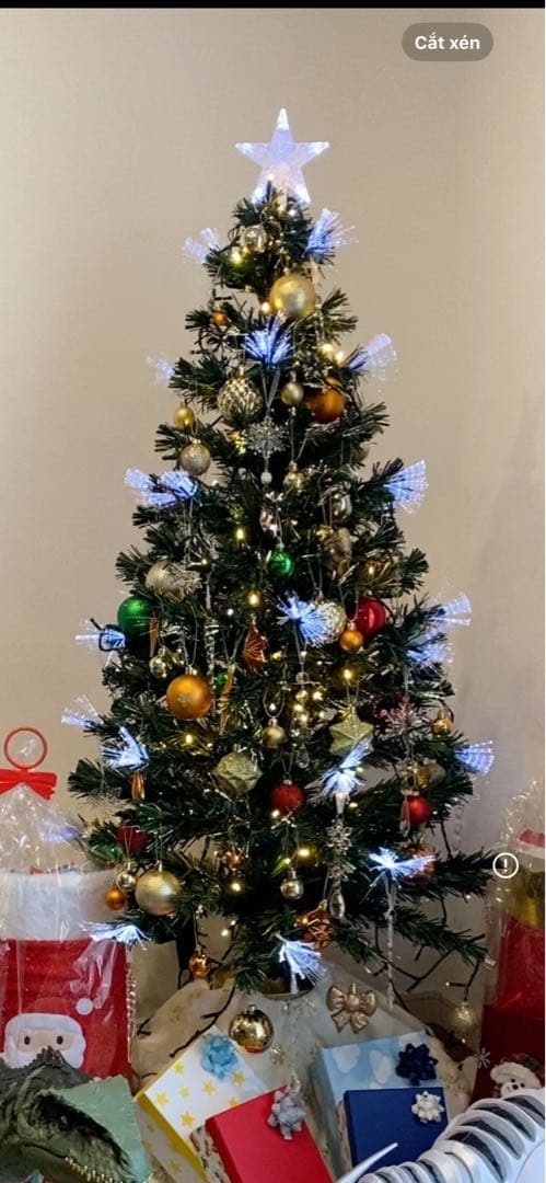 スターファイバークリスマスツリー 120cm