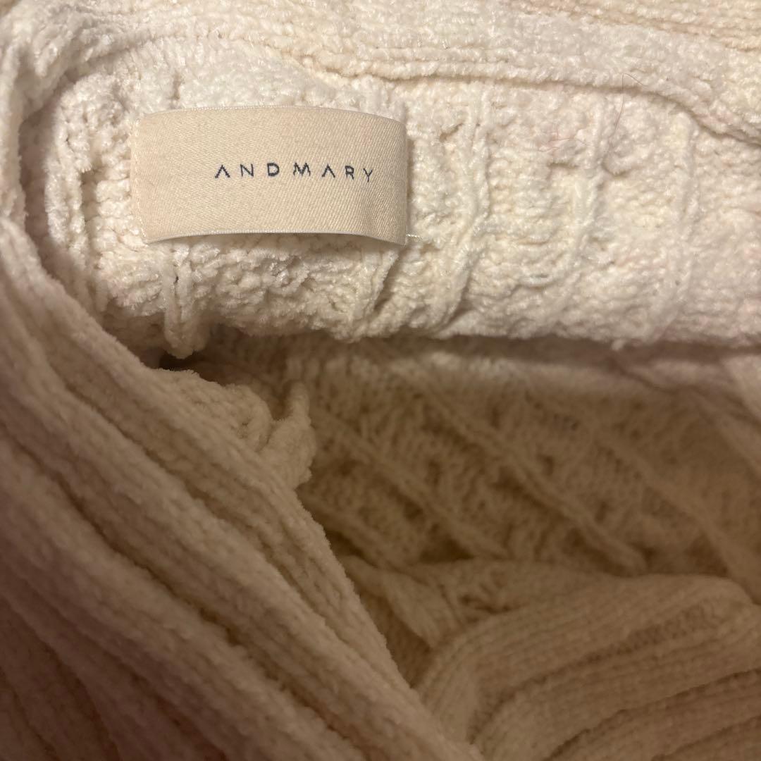 ♡ Kiki cable loose knit♡andmary