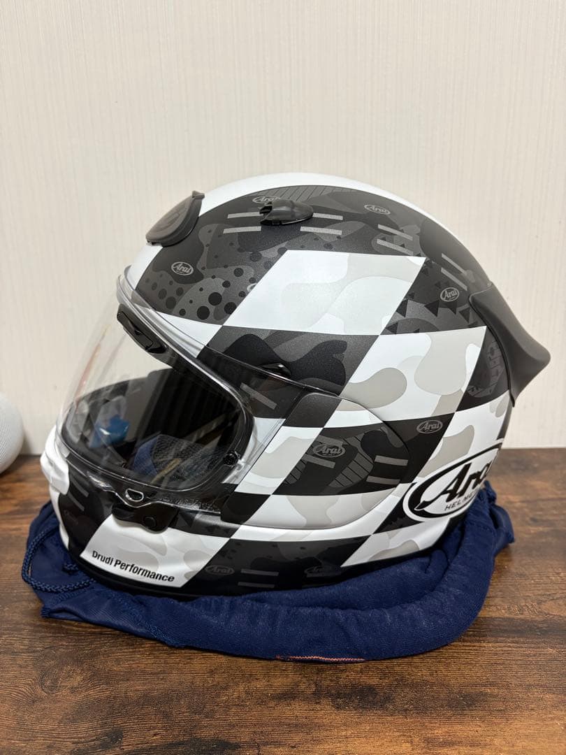 セキュリティ・セーフティ Arai ASTRO-GX CHECKER WHITE