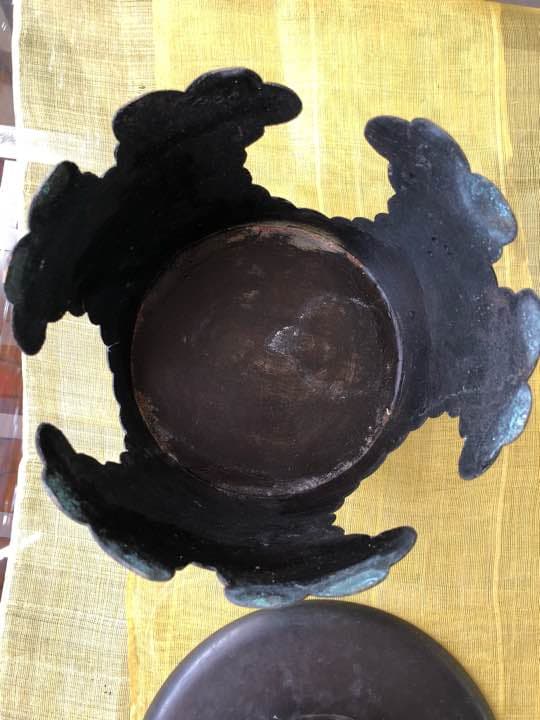 花器 水盤 うすば（花入）銅製花器 お値下げ❗️