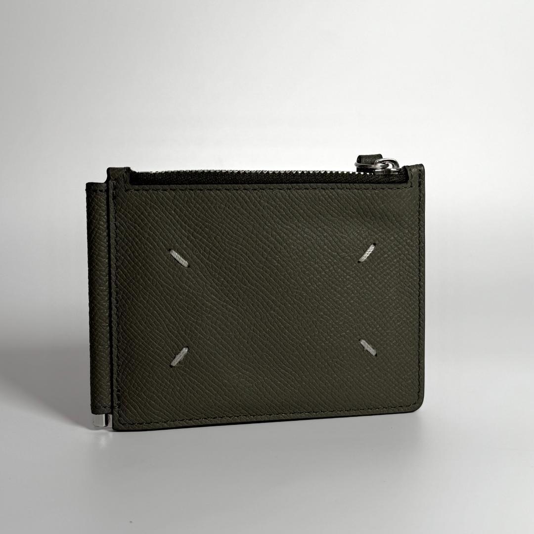 Maison Margiela マネークリップ 小銭入れ 二つ折り 財布 カーキ