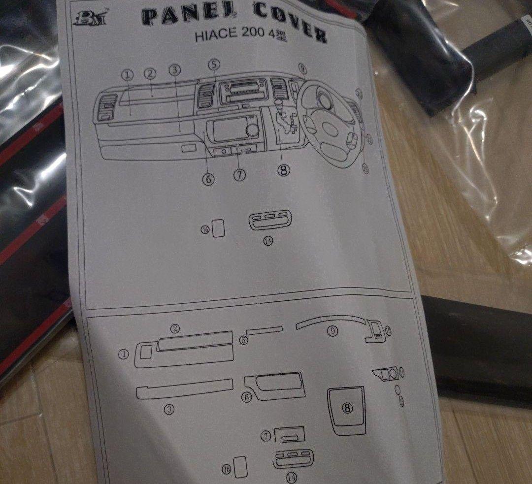 HIACE 200 4型 パネルカバーセット