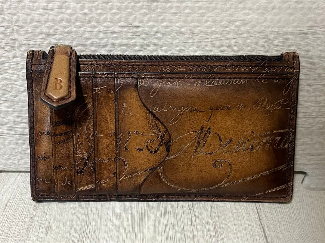 berluti ベルルッティ 小銭入れ カードケース カリグラフィー レザー