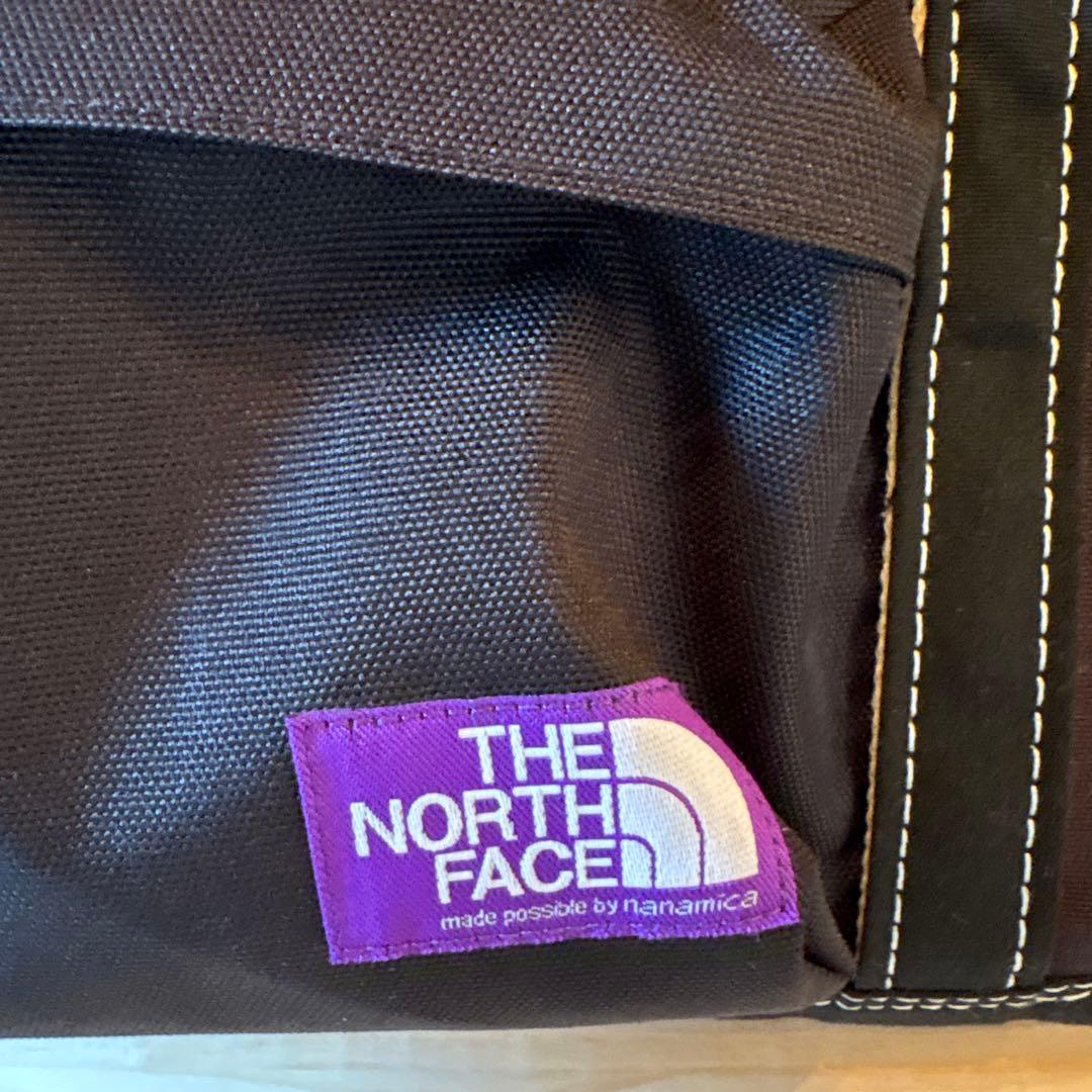 THE NORTH FACE トートバッグ ブラック　パープルレーベル