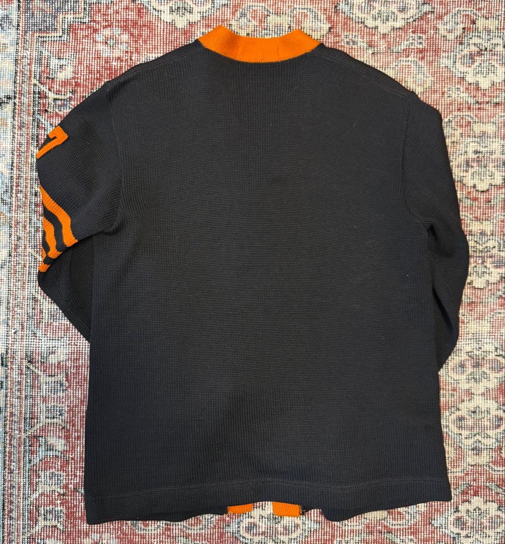 50s レタードカーディガン ブラック 42 USA IMPERIAL 40s