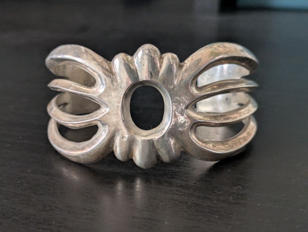 VINTAGE インディアンジュエリー バングル 925 シルバー