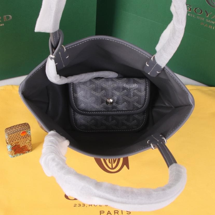 未使用アンジュミニポーチ トートバッグ グレー