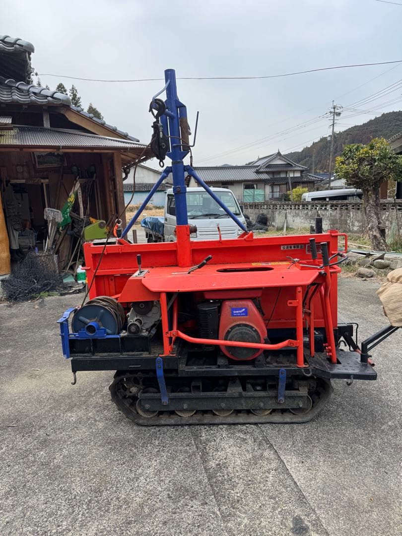 ★状態良し、貴重★林内作業車（クローラー式運搬台車 ）ウインチ付き