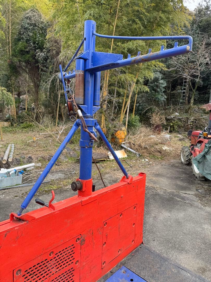 ★状態良し、貴重★林内作業車（クローラー式運搬台車 ）ウインチ付き