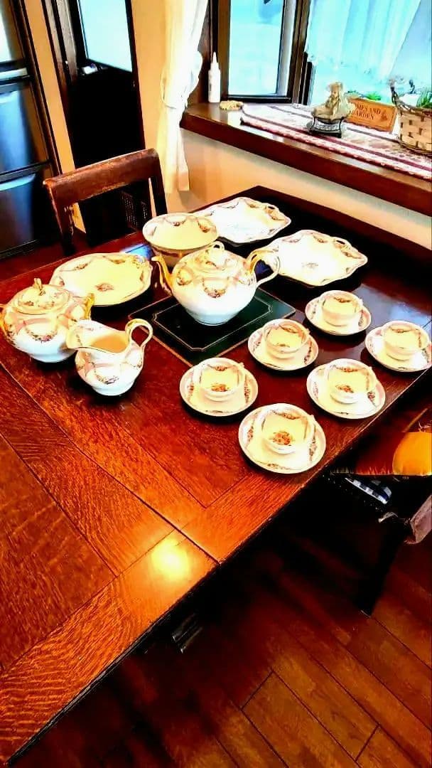 フランスパリ窯、ティーセット