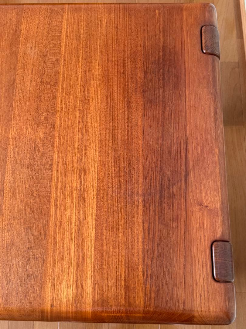 コーヒーテーブル　ローテーブル　チーク材　無垢　北欧家具　ビンテージ