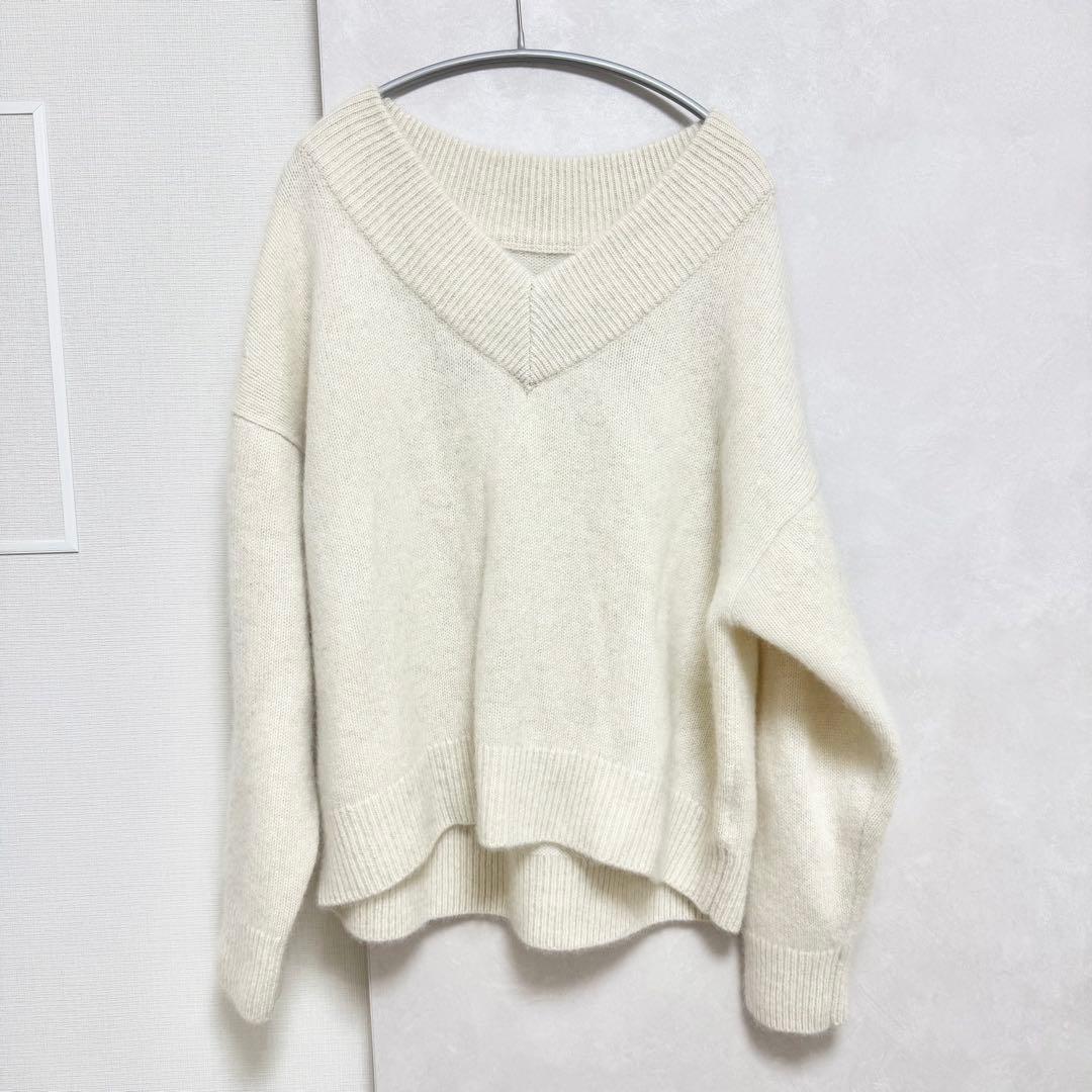 NOBLE YAK/ヤク Vネックニット