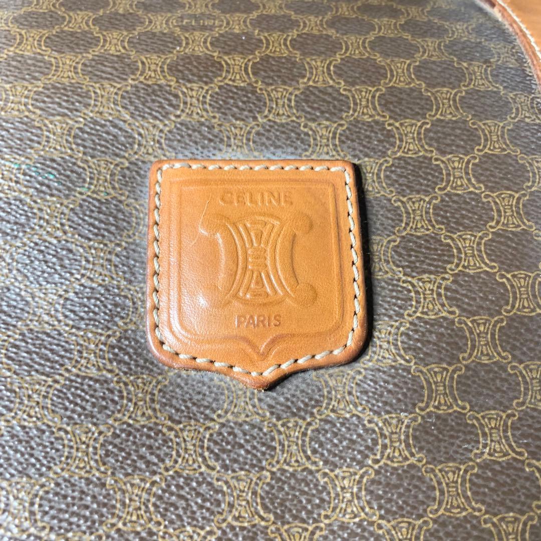 美品！celine セリーヌ　マカダムボストンバッグ