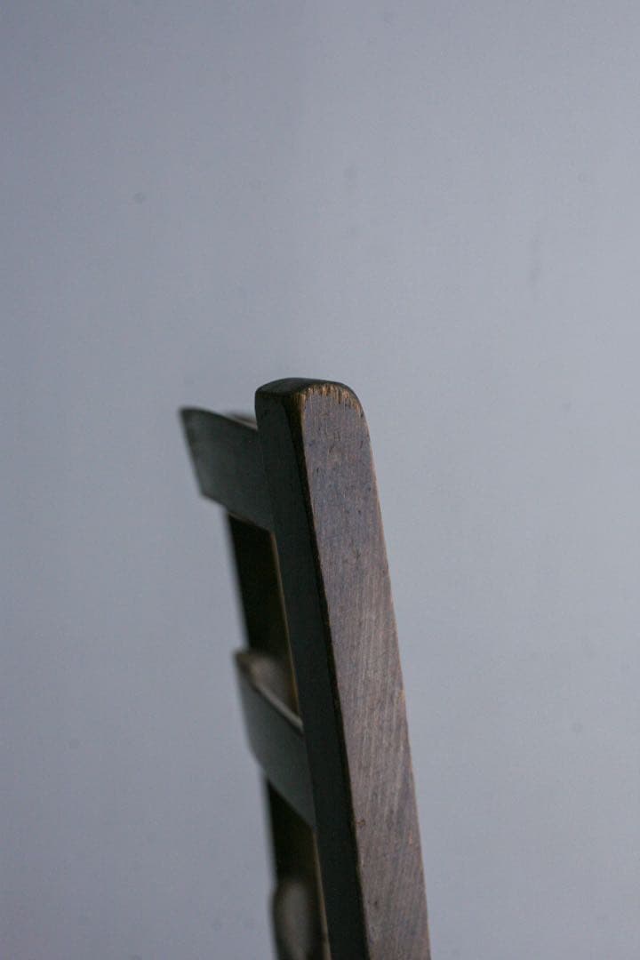 フランス　ラッシュ編みチェア　ダイニングチェア　アンティーク　ブロカント　古家具