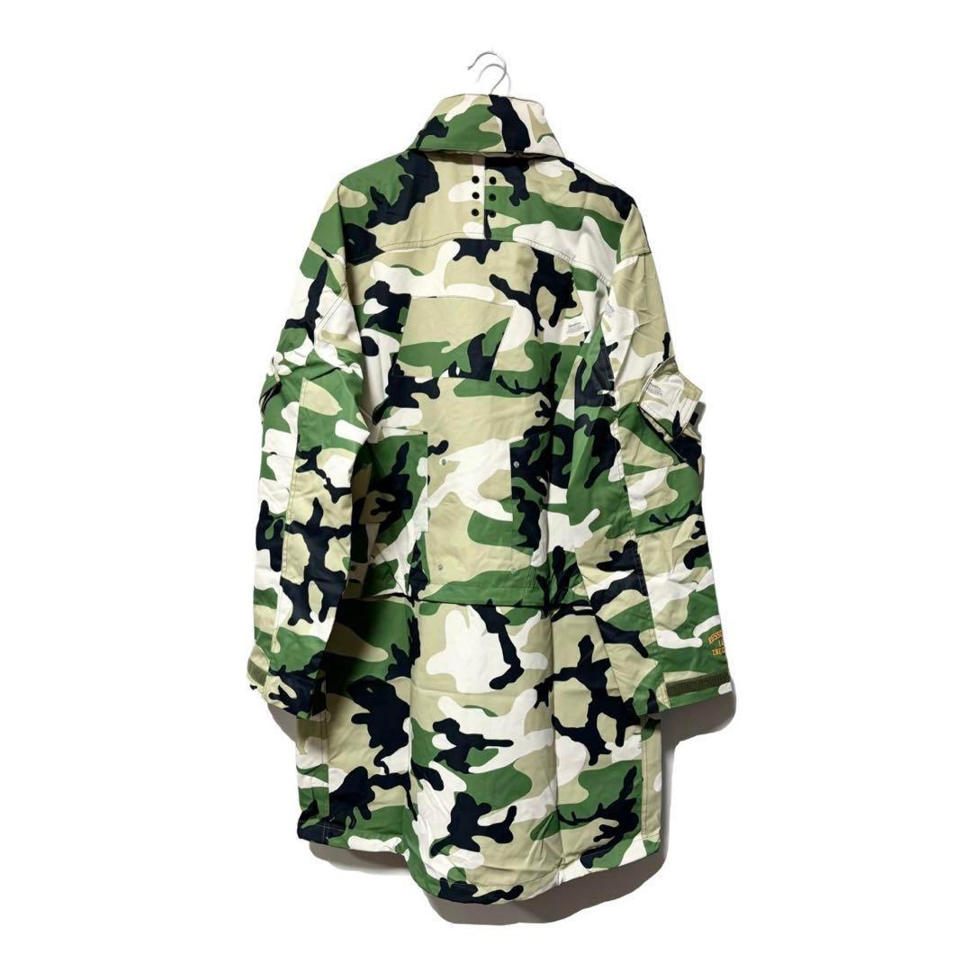 新品 ラッセルノ ゴルフ 2Way カスタム ロング ジャケット カモ XL 6