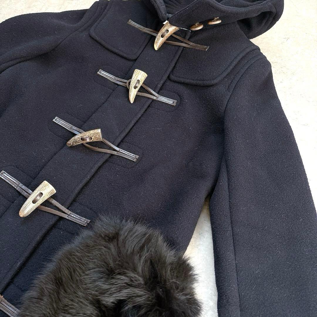 定価18万✨ボーダーズアットバルコニー　カシミヤ混ダッフルコート　フォックス