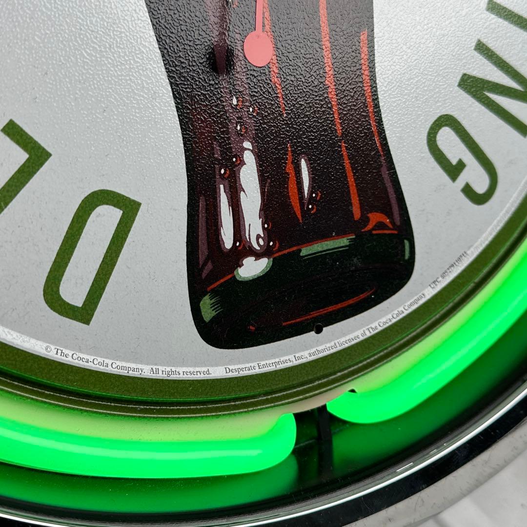 コカ・コーラ ネオン クロック レトロ 壁掛時計 アンティーク