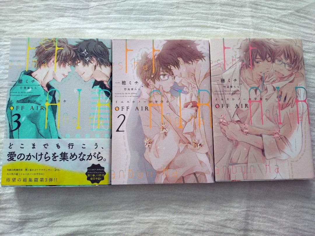 BL小説 イエスかノーか半分か シリーズ まとめ売り 一穂ミチ