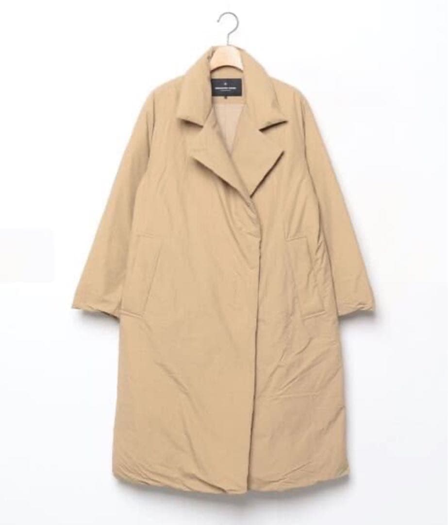 nano universe 西川ダウン　ベルテッドコートダウン ※ベルト無し