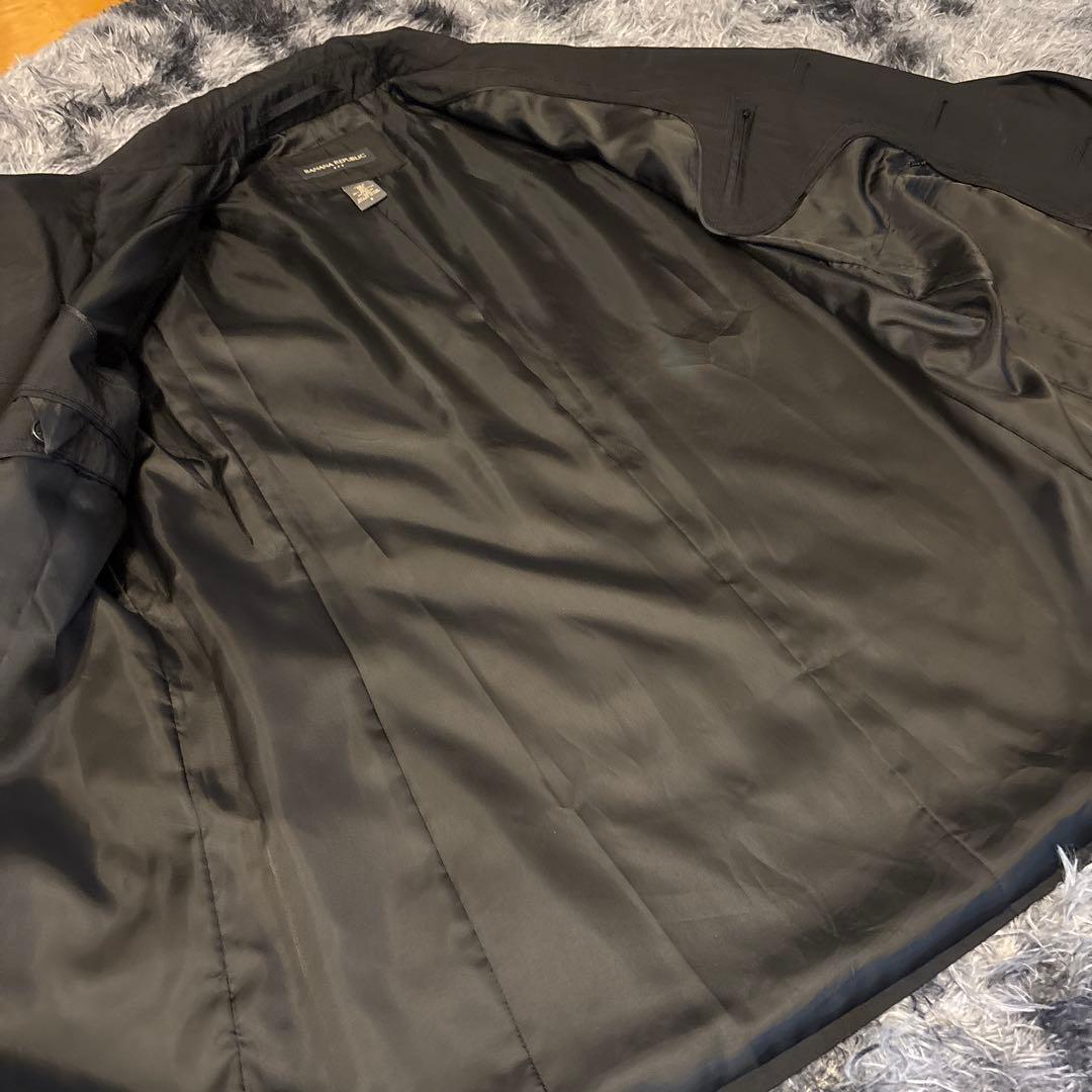 新品　バナナリパブリック　メンズ　S トレンチコート　黒