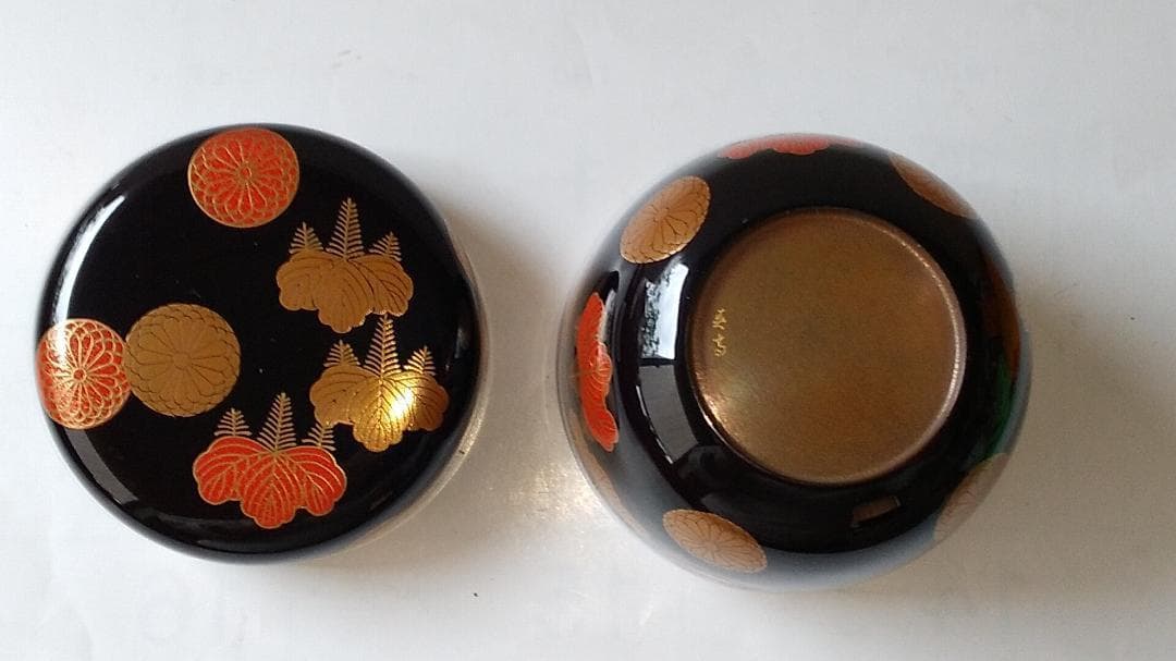 『 彭祖棗 』 前端春斉 作 蒔絵 内銀溜 漆器 漆芸 抹茶 茶道具 共箱 新品