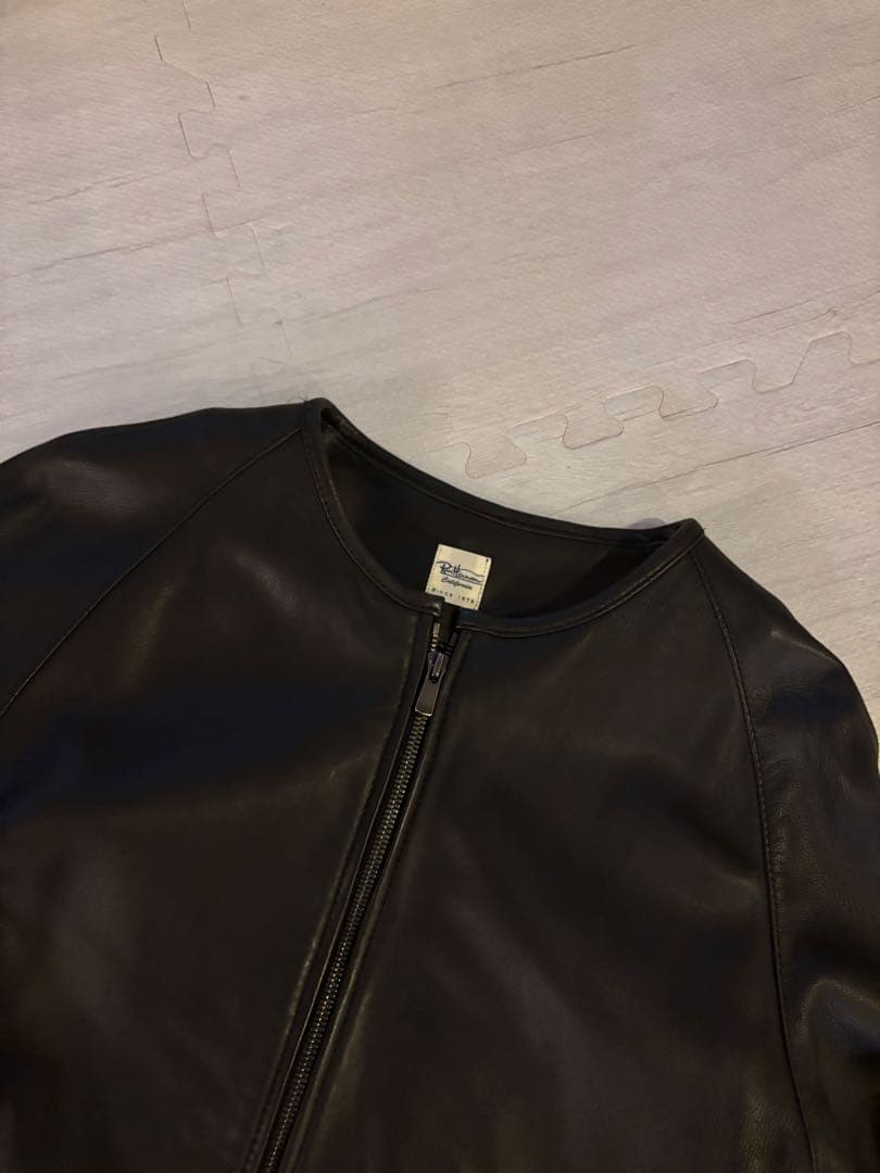 ロンハーマン　ライダースジャケット　ノーカラー