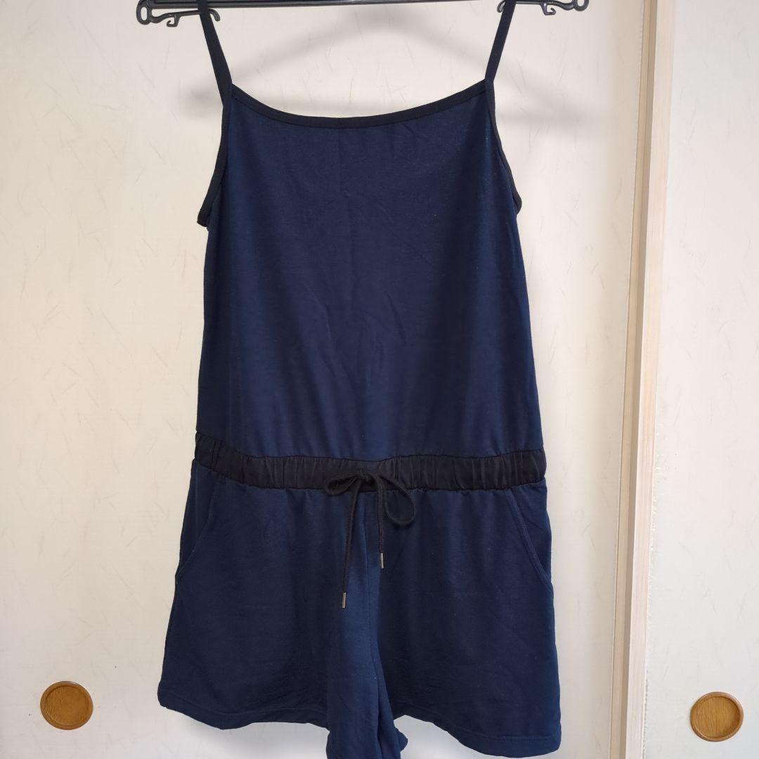 cherir 美品Chacotショートオールとネイビートップスおまとめ2点