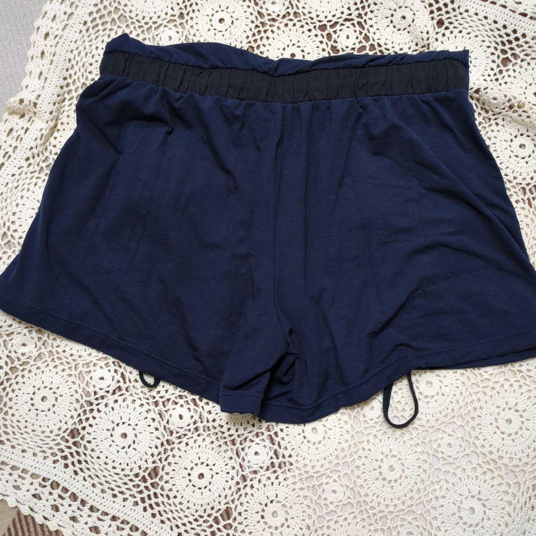 cherir 美品Chacotショートオールとネイビートップスおまとめ2点