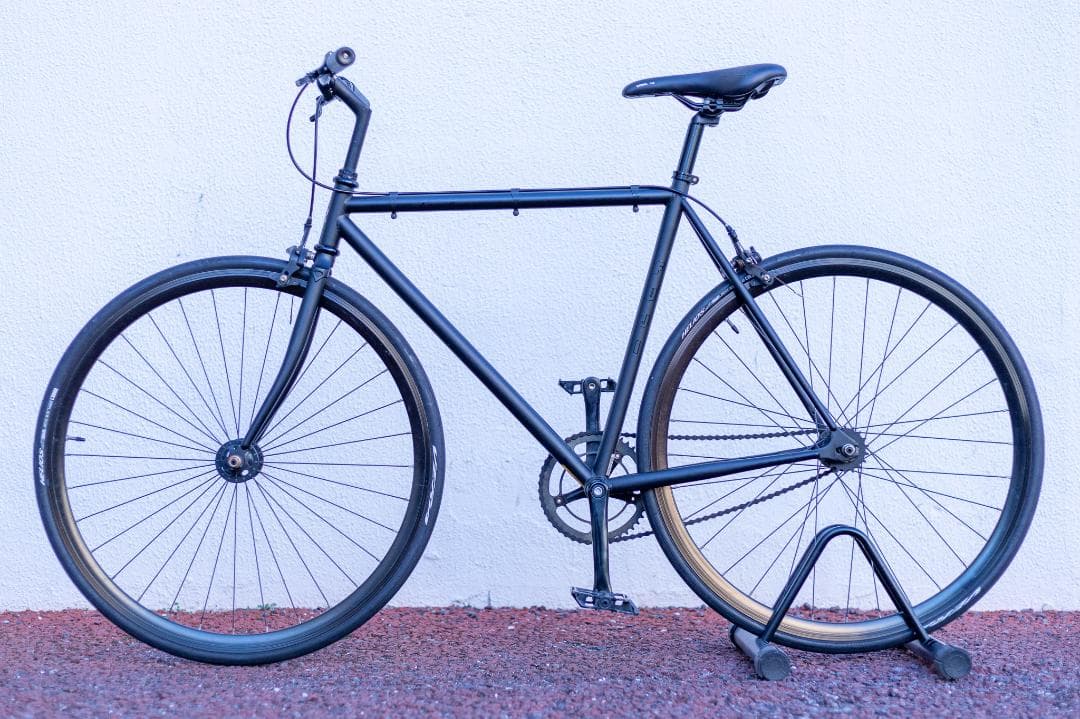 Fuji Feather（ピストバイク）マットブラック　2021年　540mm