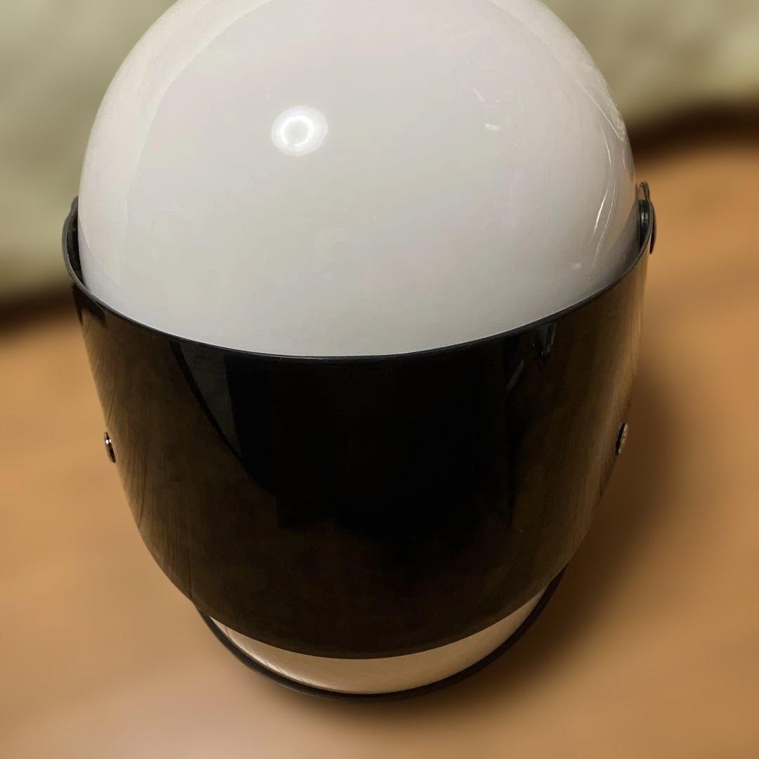 石野商会OS75⭐️レトロフルフェイス⭐️ヘルメット⭐️ホワイト⭐️族ヘル⭐️