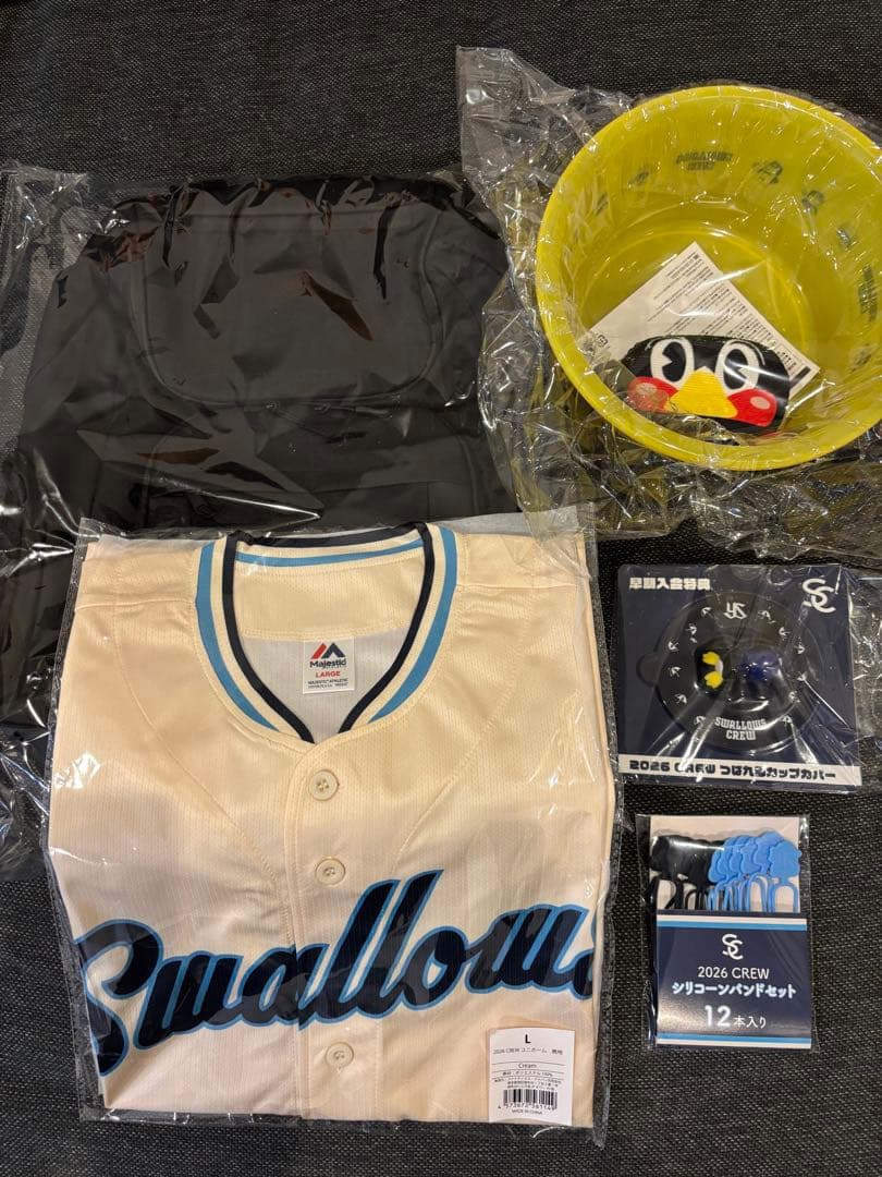 東京ヤクルトスワローズ【Swallows CREW 2026】入会特典5点セット