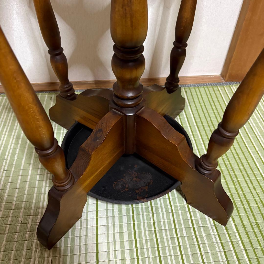 カリモク ポールハンガー コートハンガー 傘立て　帽子掛昭和　レトロ　オールド