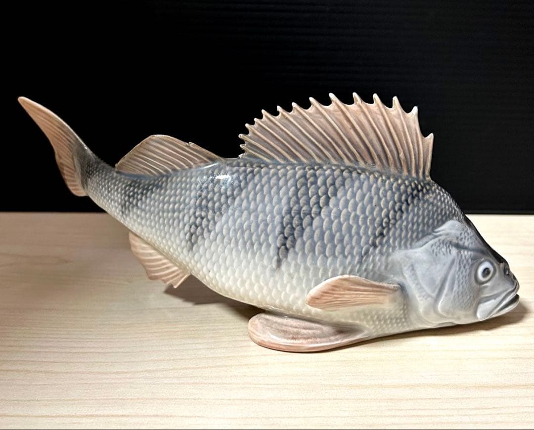 ロイヤルコペンハーゲン　フィッシュ　魚　フィギュリン 置物　スズキ