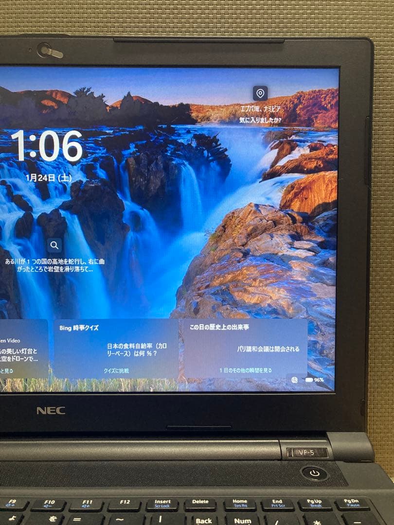 中古ノートパソコン　15.6インチ　NEC製　〔No.4〕