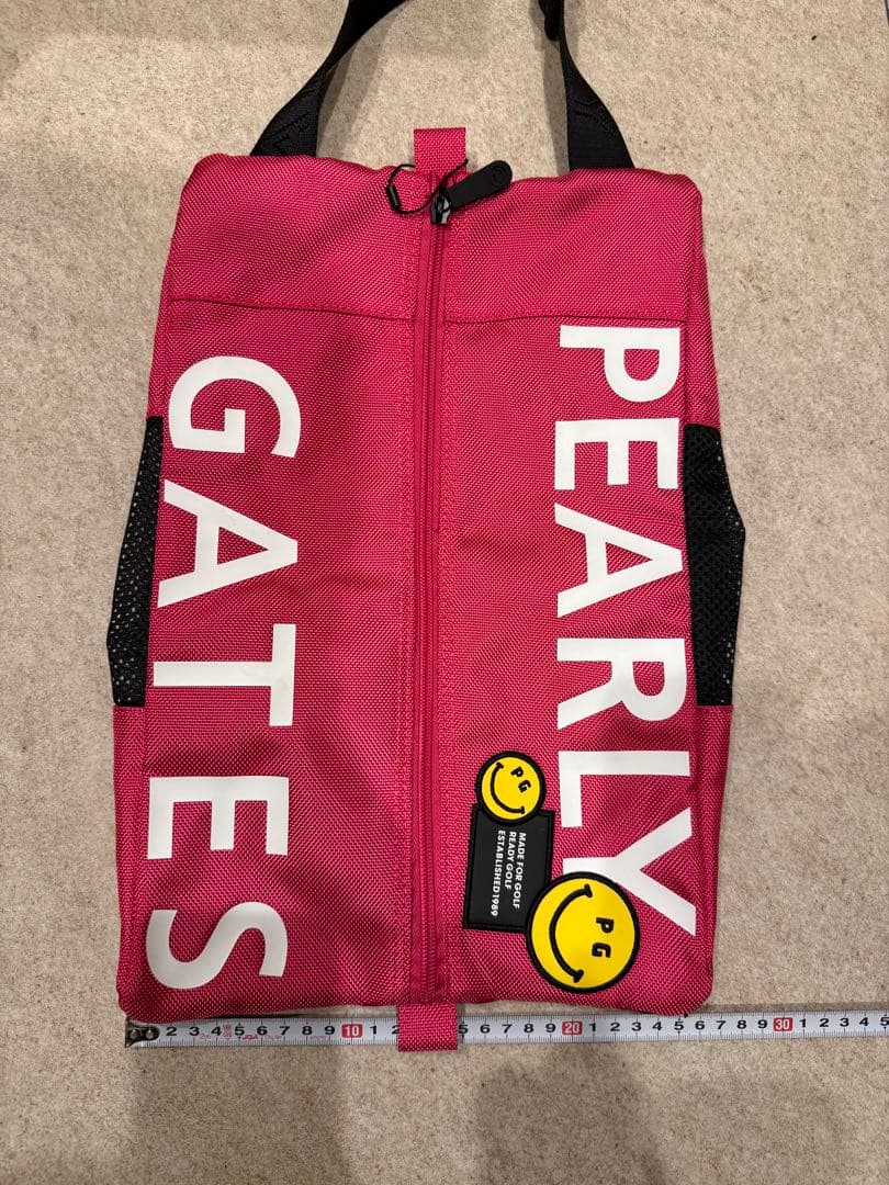 PEARLY GATES シューズケース　ピンク