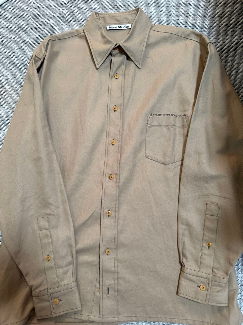 Acne Studios ベージュシャツ　46