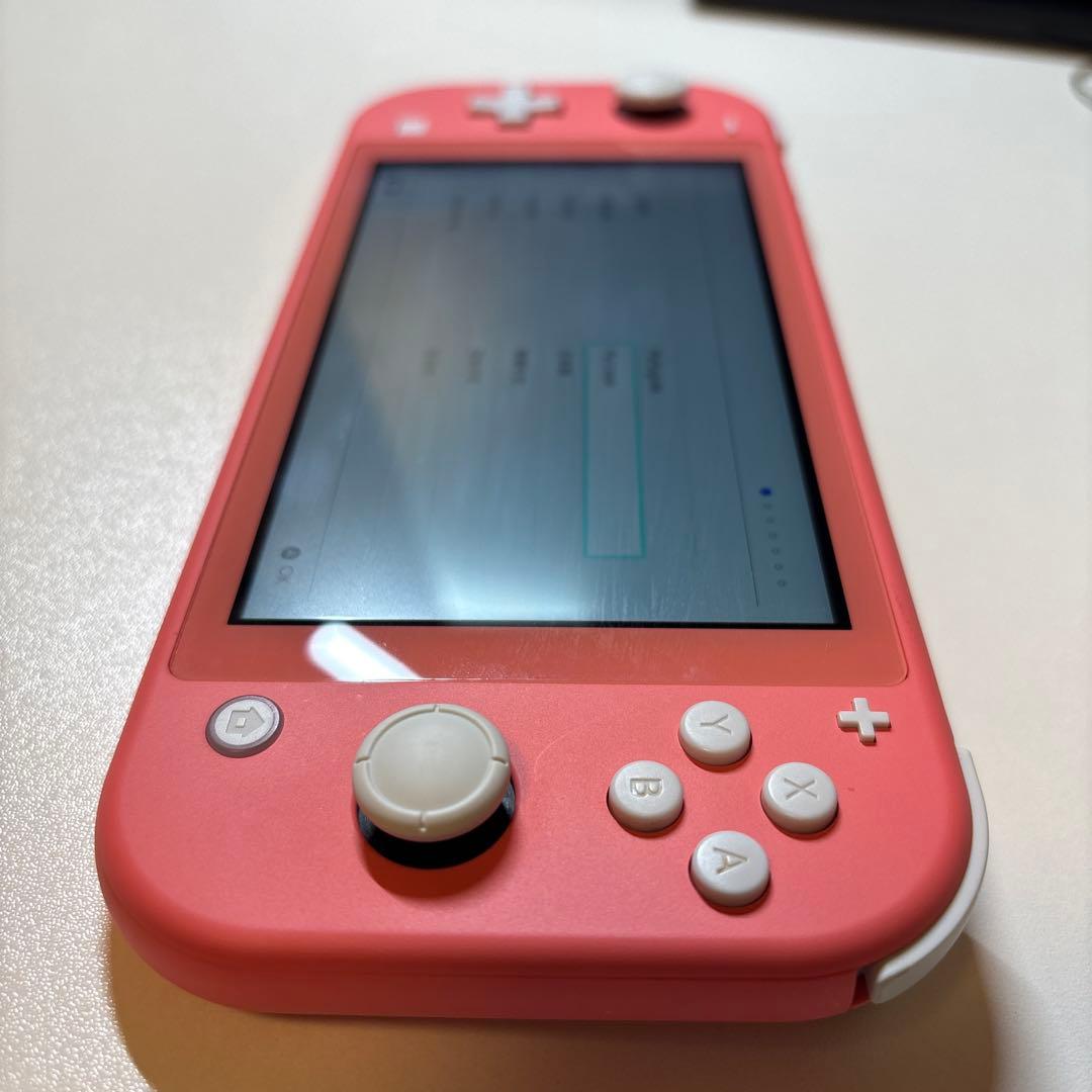 Nintendo Switch Lite ピンク コーラル　本体 中古