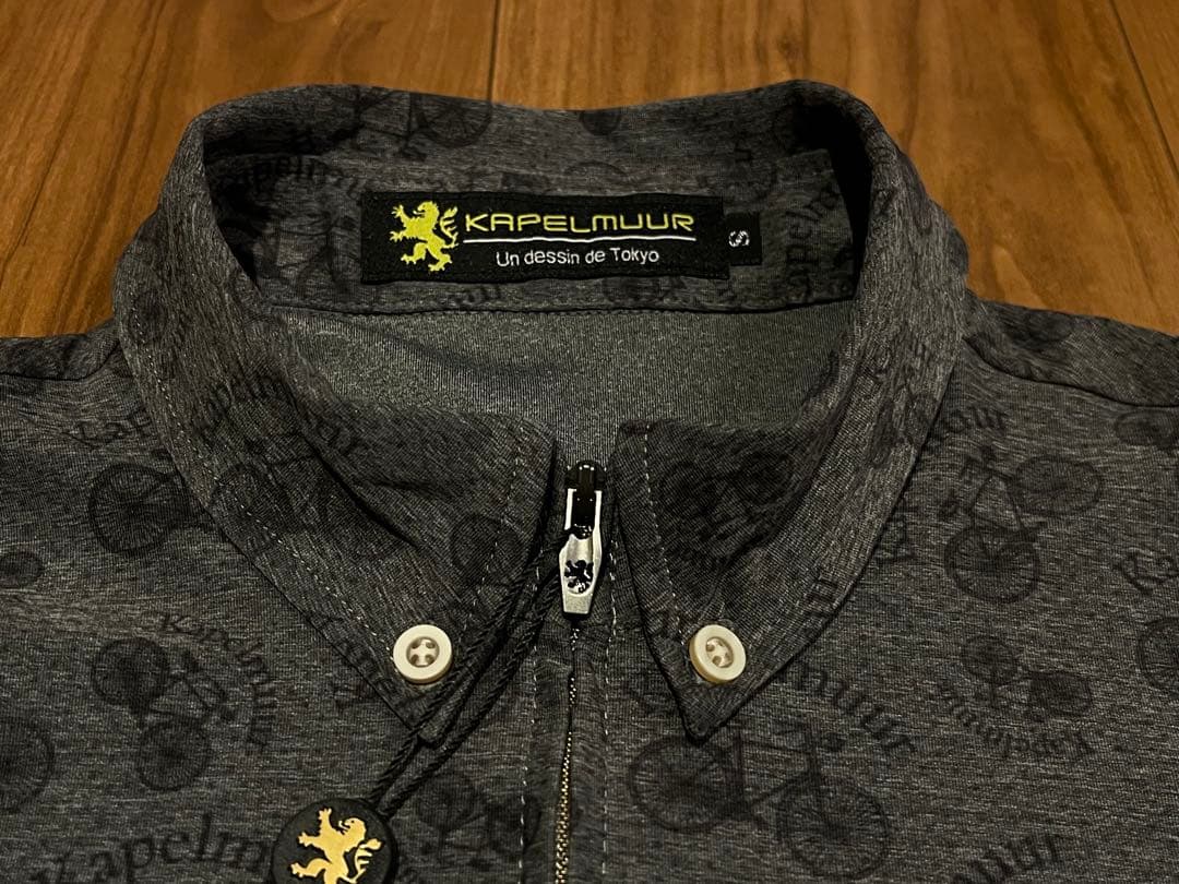 KAPELMUUR サイクルジャージ Sサイズ グレー カジュアルシャツ日本製