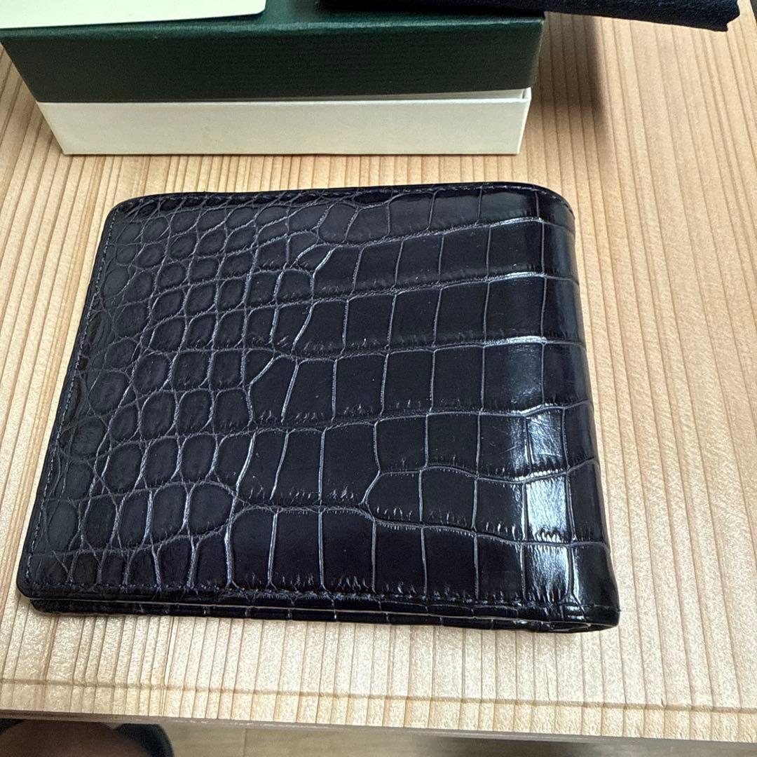 CYPRIS COLLECTION マットクロコダイル 二つ折り財布