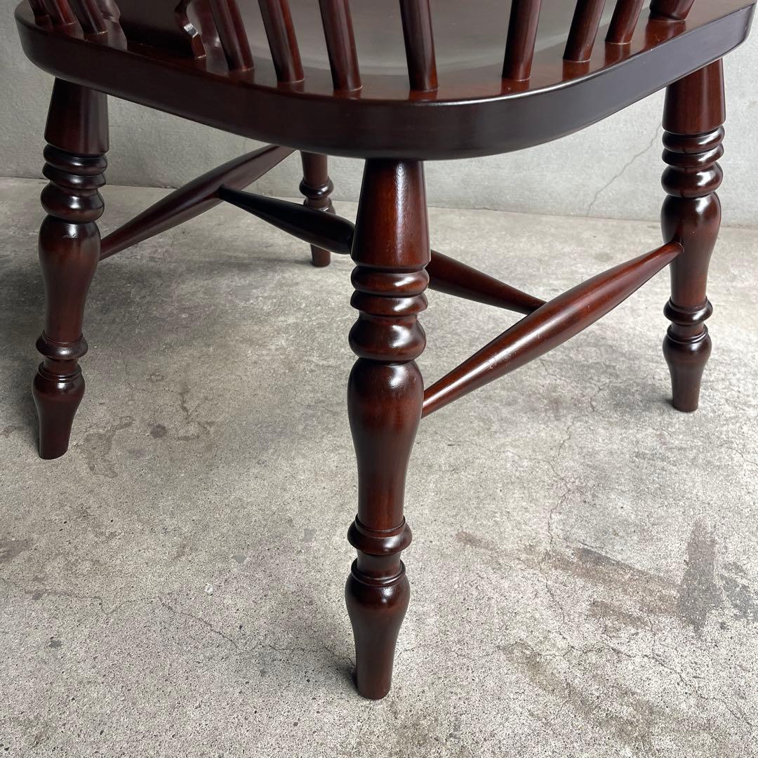 松本民芸　アームチェア　専用座布団付き