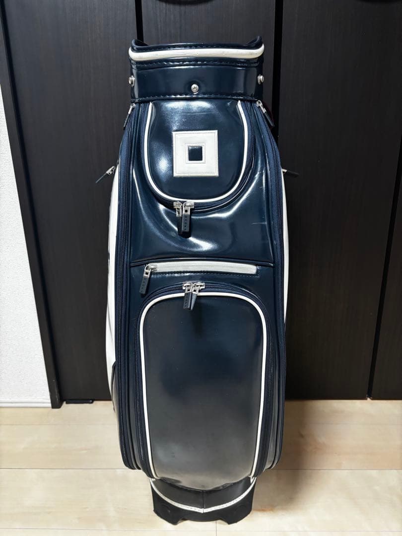 オノフキャディバッグOB0920 ネイビー/ホワイト