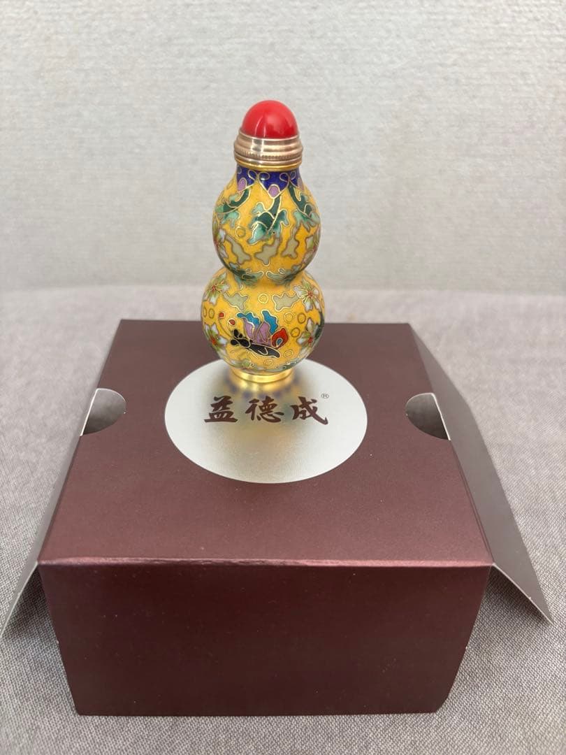 鼻煙壺 鼻烟壶 珐琅彩（七宝焼）工芸 益德誠