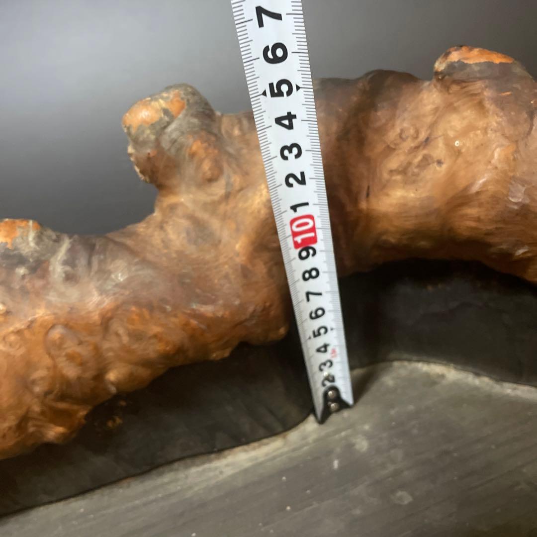 時代　天然杢　特大　くり抜き火鉢