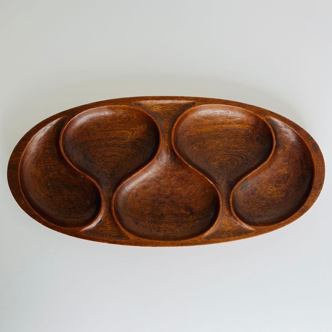 Laur  木製トレー 刻印＆当時デカール残存 ヴィンテージ