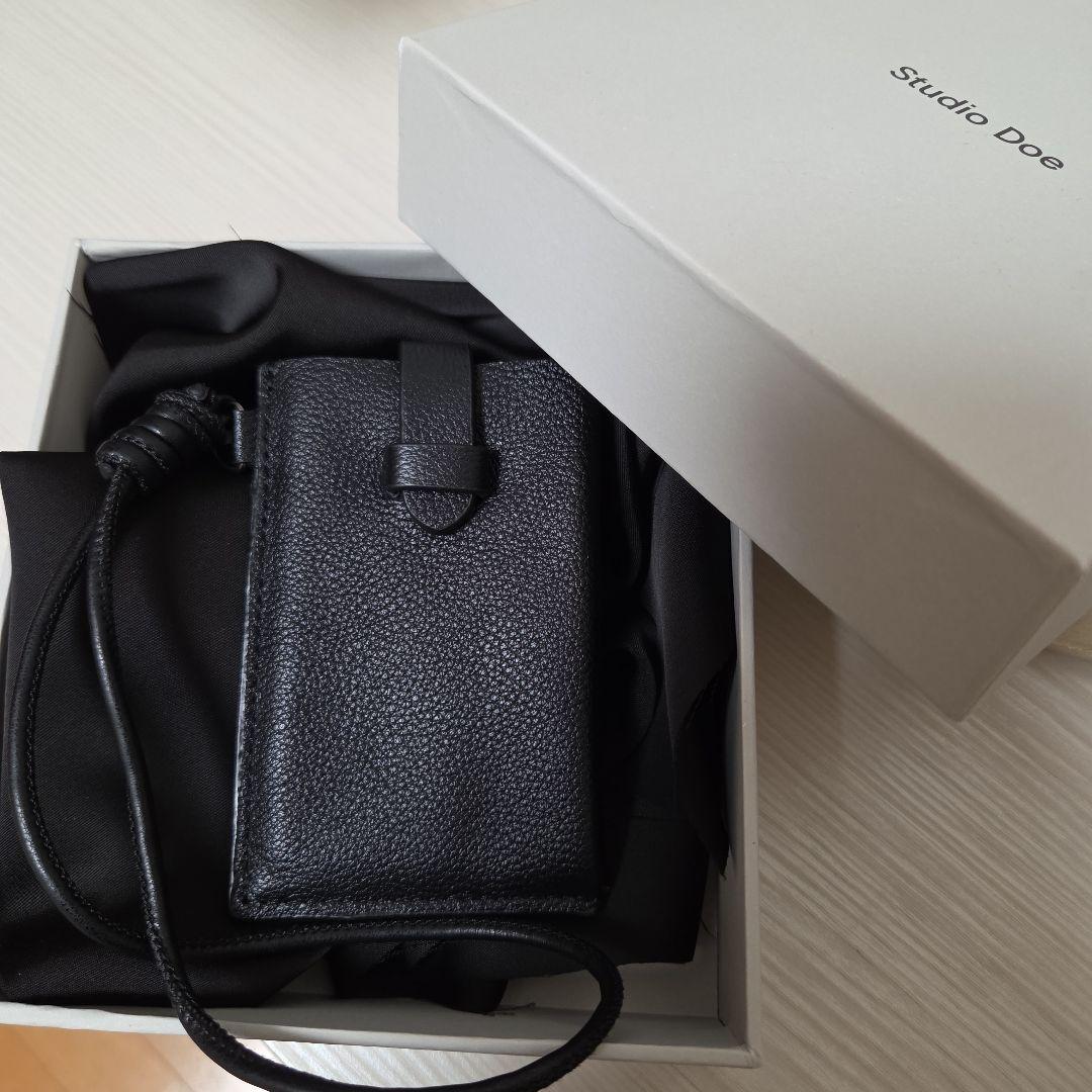 【美品】Studio doe　Triangle Bag　GREY　ノベルティ付